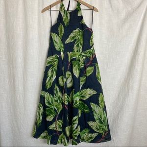 palm leaf dress